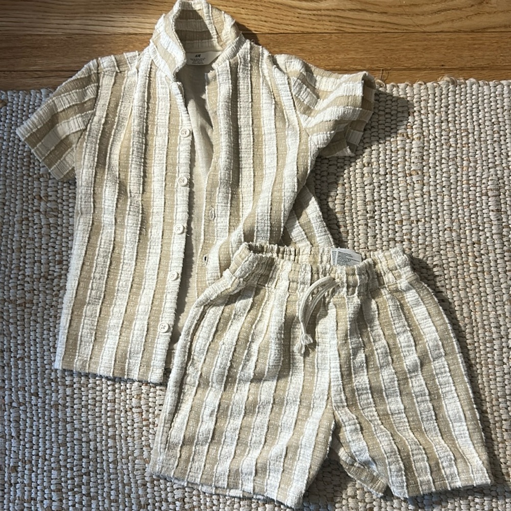 H & M Boys Matching Set
